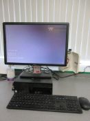 Dell Optiplex 3070 Core i5 desktop computer, Dell flat screen monitor, keyboard & mouse *** Please