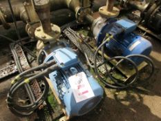 Two various electric motors & pumps PoWRA: A ‘point of work’ risk assessment must be completed,