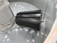 Rotary cone washer with heavy duty gearbox, mixing arm, approx. 6.2m PoWRA: A ‘point of work’ risk