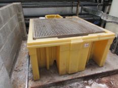 IBC plastic spill trough, 1900 x 1380 x height 740mm