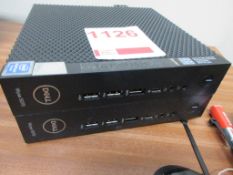 Two Dell Wyse 5070 Pentium silver compact desktop computers *** Please note: BIOS Protected ***