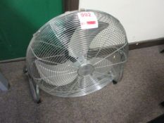 Stirflow chrome floor standing fan, 240v