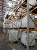 Nine bays of Apex 8 UK boltless adjustable pallet racking 2.8m x 900 x 6m PoWRA: A ‘point of work’