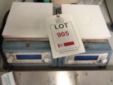 Two Stuart CD162 heat/stirrers