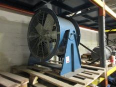 Un-named static industrial drum fan, no power cord