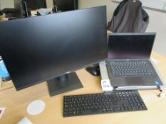 Dell Latitude 7320 i5 laptop, Dell flat screen monitor, keyboard & mouse *** Please note: BIOS