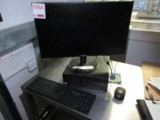 Dell Optiplex 3070 Core i5 computer system with Viewsonic flat screen monitor, keyboard, mouse ***