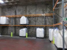 Six bays of boltless adjustable pallet racking 4 - 2.8m x 900 x 5m 1 - 2.8m x 900 x 3.7m 1 x 1.4m