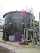 Goodwin Tanks bunded storage tank, capacity 400m³, approx. height 7.5m x diameter 9m RAMS: A risk