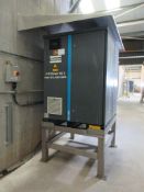 Atlas Copco ZS4VSD air compressor blower, serial no. APF245740 (2020) mounted on stand - to