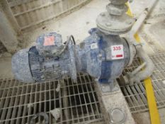 KSB centrifugal pump & electric motor, serial no. 452101 PoWRA: A ‘point of work’ risk assessment