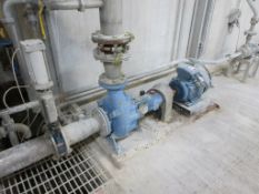 Egger Turo industrial pump, model T71-100 H61B3B, serial no. T251192 with 3ph induction motor and