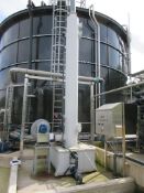 Chemical scrubber with Colasit radial fan, type CMVpro 200 (2023), with associated pipework, exhaust