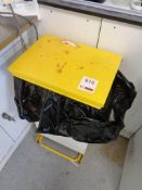 Foot operated waste bin