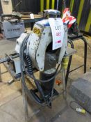 Georg Fischer GF crimper, 110v, mounted on bench