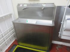 Teknomek Hygienot touch free 2 station wash sink, 1.1m x 400 x height 1.3m