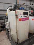 DAF day tank, 1000 litres with E.L.B. change over contact, 1 x pump valve PoWRA: A ‘point of work’