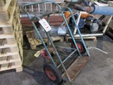 Tubular framed twin bottle trolley