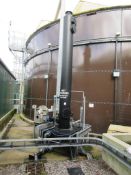 Tholander wet scrubber with Prominent compact controller, Rotodyne centrifugal blower, type CV-125/