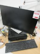 Dell Optiplex 3070 Core i5 desktop computer with keyboard and HP Laserjet M209dwe wireless