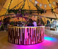 Bespoke wooden sectional round bar