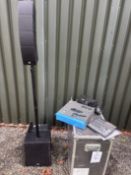 LD Curve 500 ES Series PA System with flight case/transport box
