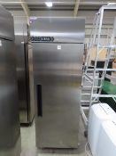 FOSTER XTRA Upright Stainless Steel 'XR600H' Mobile Refrigerator