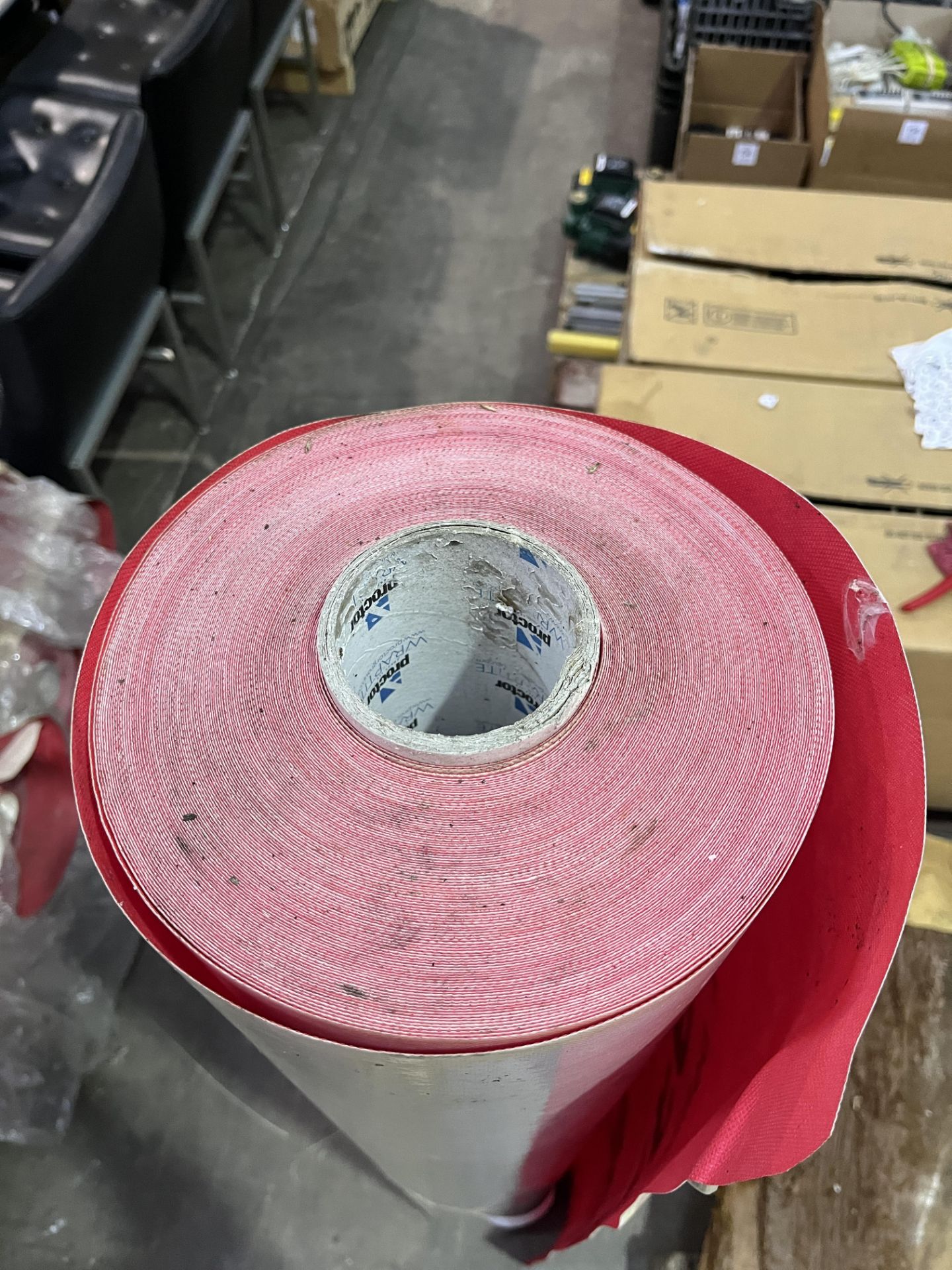 1 x 50m Reel of WRAPTITE Membrane for Walls/Roofs. Colour: Red; Width 1.5m - Image 3 of 8