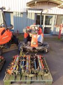 2 x JACOBSEN ECLIPSE 322 Ride-on Lawn Mower (spares/repairs) and 6 x Cassettes.