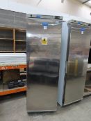 ARCTICA Stainless Steel Upright Commercial Refrigerator - on Wheels
