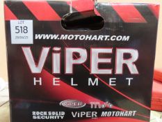 A MOTOHART VIPER Motorbike Helmet