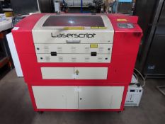 A LAZERSCRIPT HPC6840 LSCT Lazer Engraving Machine,