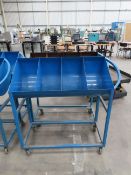 2x Mobile Parts Trolleys