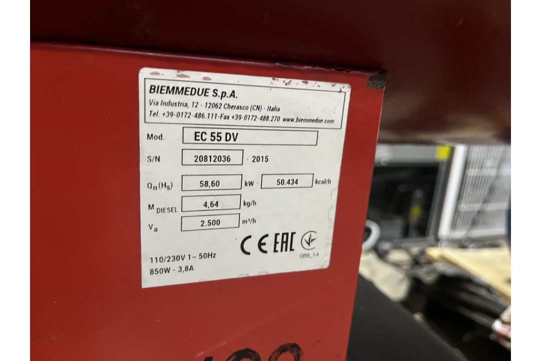 Biemmedue (BM2) EC55 DV Arcotherm Space Heater - Image 2 of 5