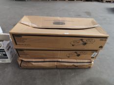 3x Rubber Maid Tandem Brute Dollies