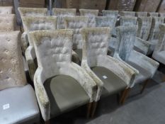 11x Matching Fabric Chairs