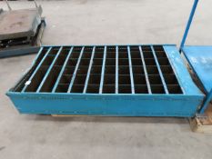 A Pidgeon Hole Rack Please note there is a £10 Plus VAT Lift Out Fee on this lot.