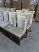 5x High Back Restaurant/Dining Chairs
