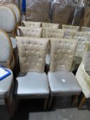 6x High Back Restaurant/Dining Chairs