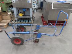 A Barrel Trolley / Rotator. Please note there is a £5 Plus VAT Lift Out Fee on this lot.