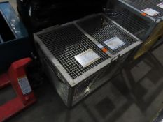 Stainless steel lockable cage