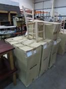 14 x matching wooden ladder back chairs