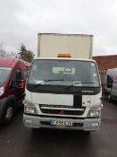 Mitsubishi Fuso Box Van HGV. REG FX58 CYG.
