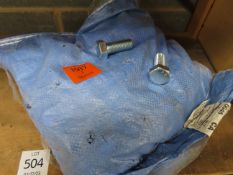 Bag of heavy duty bolts
