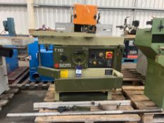 SCM T110 Spindle Moulder with table