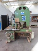 Stenner VHM 36” Resaw with 4” wheels and DC brake.