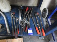 Quantity pipe benders to shelf