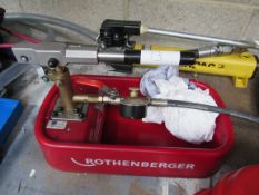 Rothenberger RP30 pressure test pump
