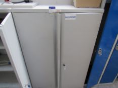 Phoenix double door cupboard and contents assorted PPE