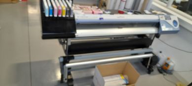 Roland VS-540i print & cut Serial number KBR1226 with TVC-2 take up controller, Serial number